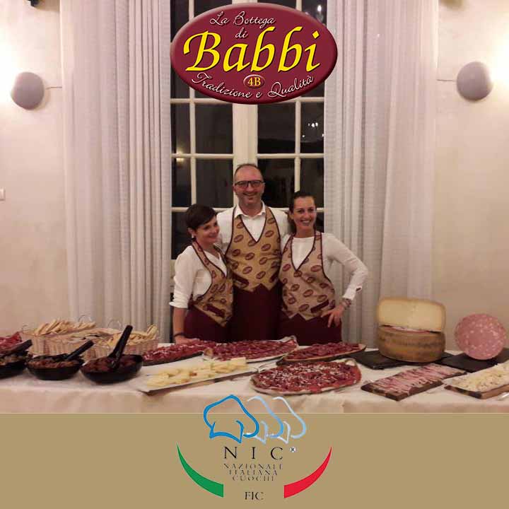 Babbi Gastronomia aperitivo per la Nazionale Italiana Cuochi